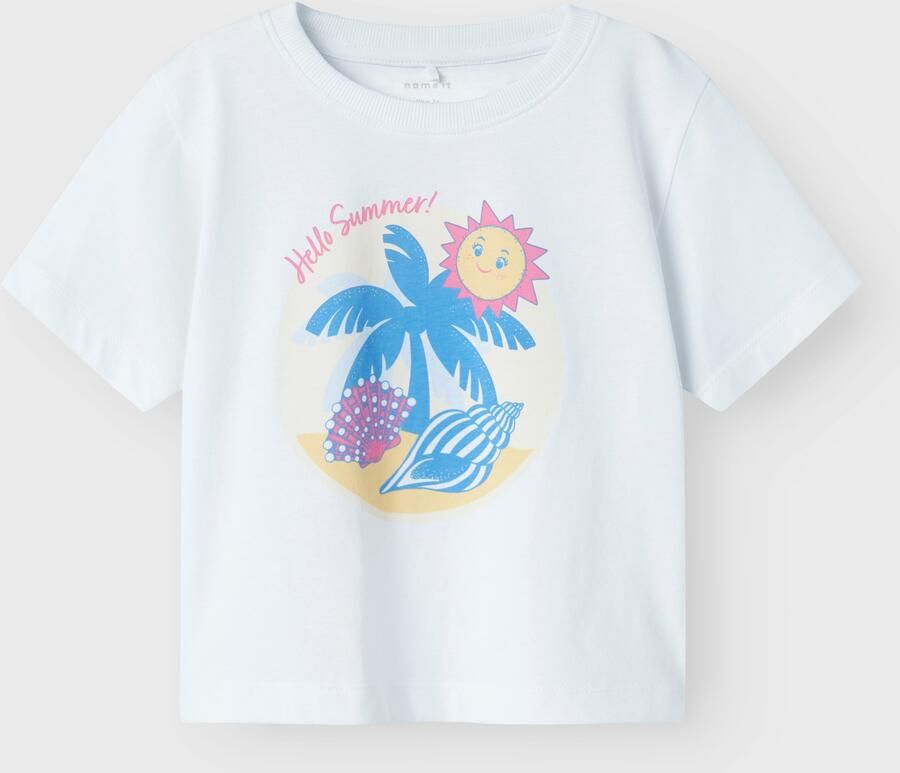 Name it T-shirt met motiefprint model 'JASSA'