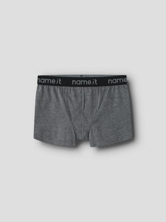 NAME IT KIDS boxershort set van 3 groen grijs - Foto 6