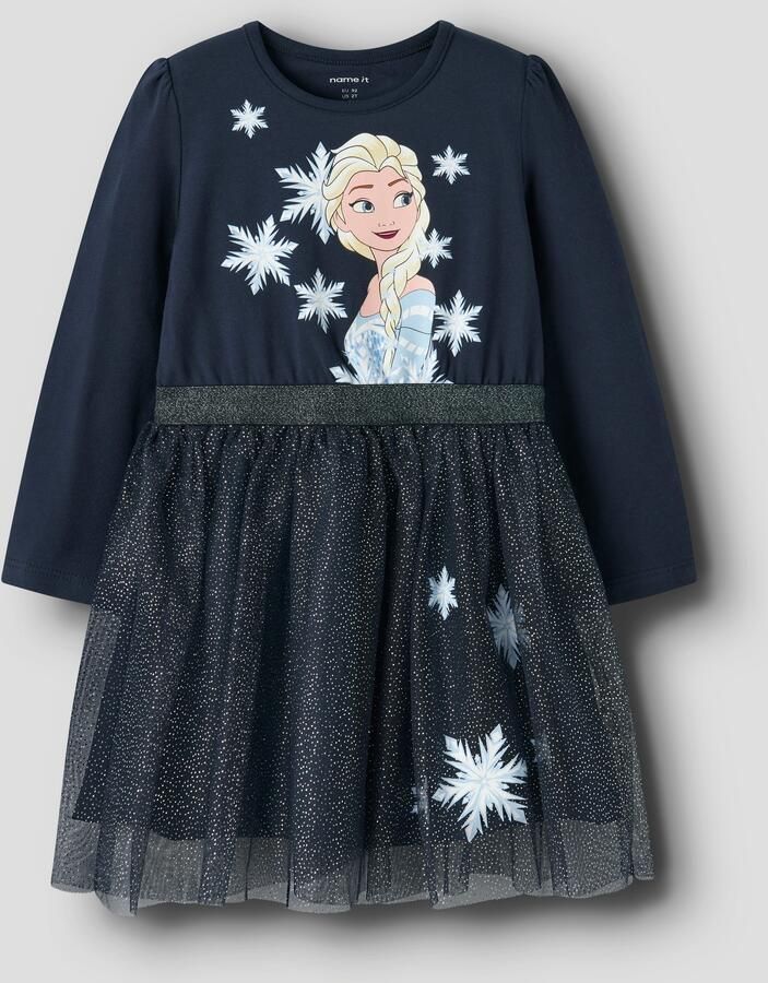 Name It Tulen jurk NMFOSIMI FROZEN LS TULLE DRESS WDI - Foto 4