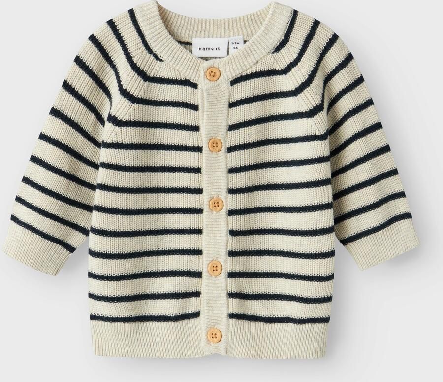 Name It Vest NBMMAST voor jongens met gestreepte look en zacht draagcomfort