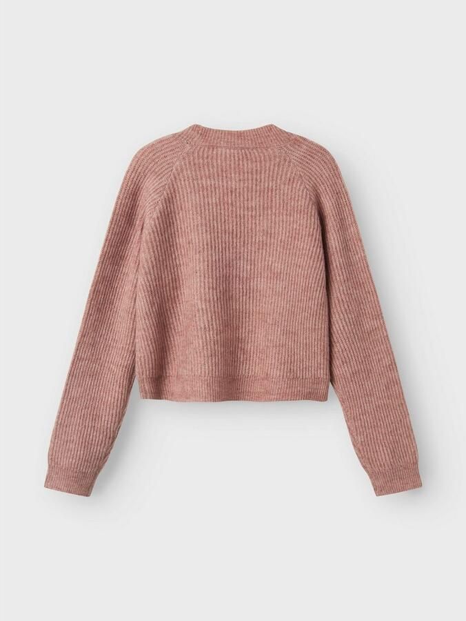 Name It Vest NKFHOLLY BOXY SHORT KNIT CARD NOOS in modieuze boxy-vorm met diepe v-hals - Foto 4