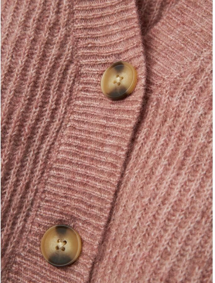 Name It Vest NKFHOLLY BOXY SHORT KNIT CARD NOOS in modieuze boxy-vorm met diepe v-hals - Foto 3