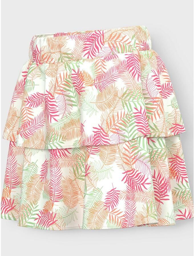 Name It Volantrok NKFVINAYA SKIRT FFF NOOS Kunstvezel Stretch All-over print - Foto 2