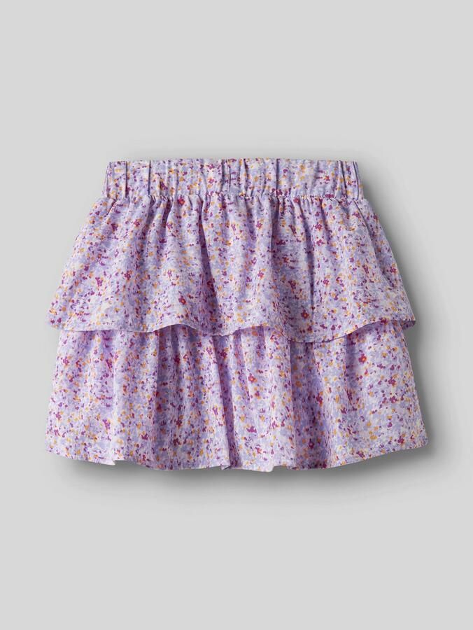 Name It Volantrok NKFVINAYA SKIRT FFF NOOS Kunstvezel Stretch All-over print - Foto 6