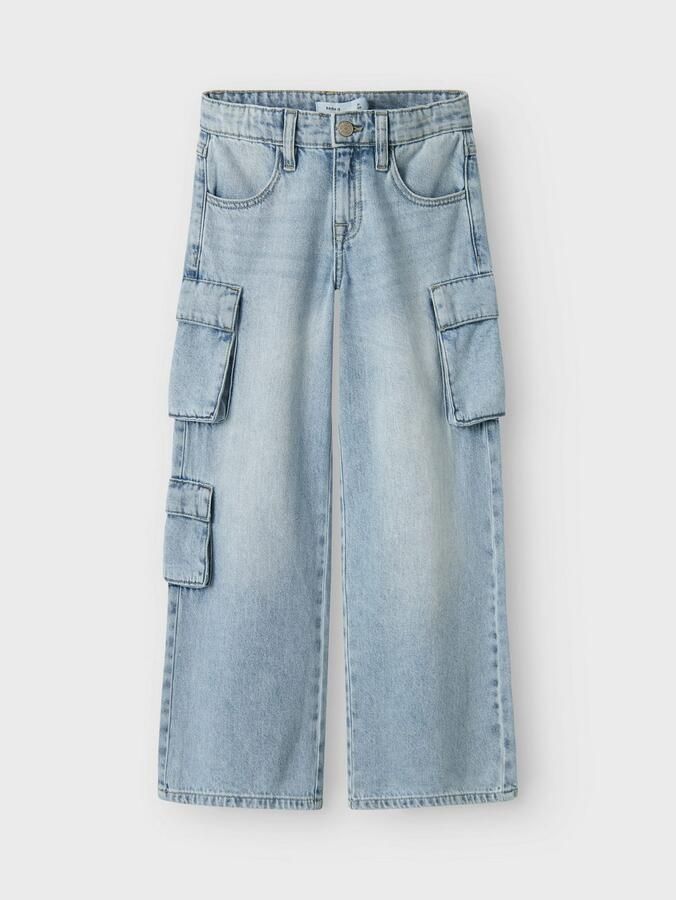 Name It Wijde jeans NKFBELLA WIDE CARGO JEANS 8772-BE NOOS - Foto 6