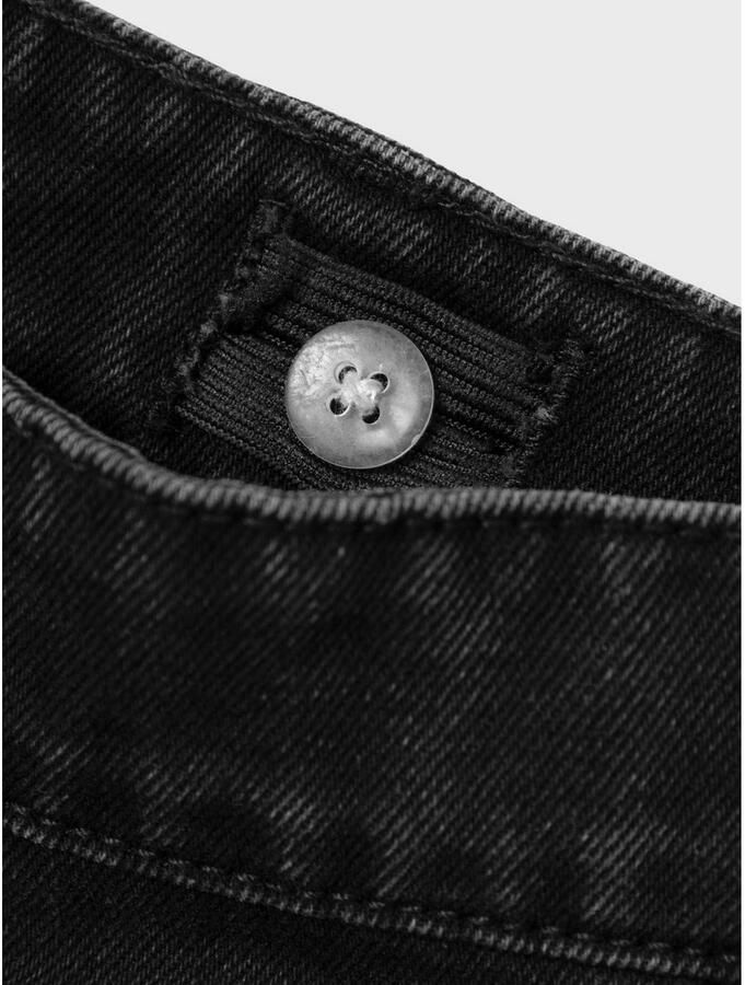 Name it KIDS wide leg jeans NKFROSE black Zwart Meisjes Denim Effen 158 - Foto 2