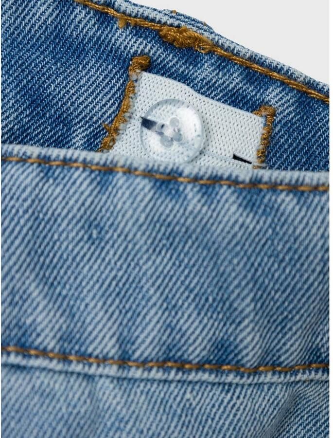 Name it KIDS wide leg jeans NKFROSE light blue denim Blauw Effen 164 - Foto 3
