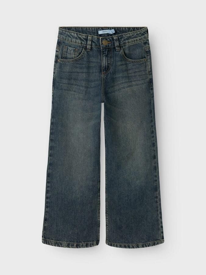 Name It Wijde jeans NKFROSE voor meisjes met wijde pijpen en klassieke pasvorm - Foto 6