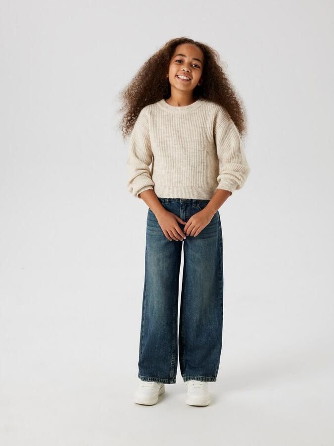 Name It Wijde jeans NKFROSE voor meisjes met wijde pijpen en klassieke pasvorm - Foto 8