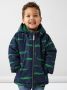 Name it MINI gewatteerde winterjas NKMMAX van gerecycled polyester donkerblauw groen 116 - Thumbnail 1