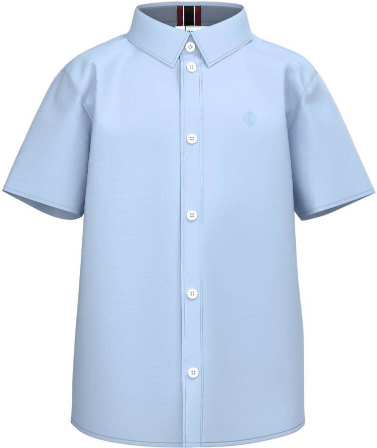 Name it KIDS overhemd NKMNEWSA lichtblauw Jongens Katoen Klassieke kraag 122 128