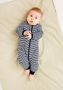 Name it BABY gestreepte baby pyjama NBNNIGHTSUIT donkerblauw Onesie Jongens Katoen Ronde hals 104 - Thumbnail 1