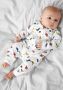Name it BABY pyjama NBMNIGHTSUIT met all over print wit multicolor Onesie Jongens Biologisch katoen V-hals 104 - Thumbnail 1