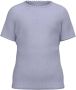 Name it KIDS ribgebreid T-shirt NKFKAB met kant lichtblauw Meisjes Stretchkatoen (duurzaam) Ronde hals 122 128 - Thumbnail 2