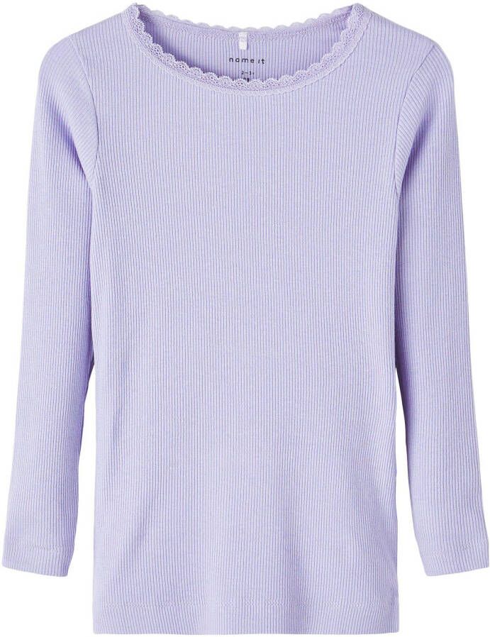 Name It Shirt met lange mouwen NMFKAB LS TOP NOOS