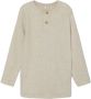 Name it MINI longsleeve NMMKAB beige melange Jongens Stretchkatoen Ronde hals 134 140 - Thumbnail 1