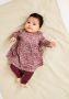 NAME IT BABY newborn baby jurk NBFKRINE met panterprint roze - Thumbnail 2