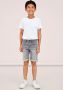Name it KIDS slim fit jeans bermuda NKMSOFUS medium grey denim short Grijs Jongens Stretchdenim 164 - Thumbnail 2