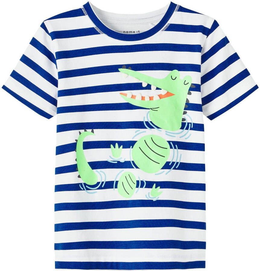 Name it T-shirt met motiefprint model 'ZORO'