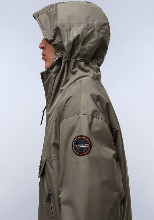 Napapijri Anorak Rainforest regular fit met zijdelingse ritssluiting ventilatieoogjes - Foto 7