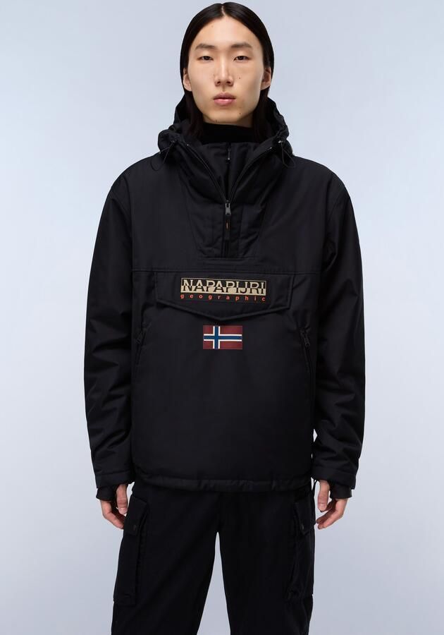 Napapijri Anorak Rainforest regular fit met zijdelingse ritssluiting ventilatieoogjes - Foto 7