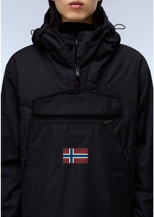 Napapijri Anorak Rainforest regular fit met zijdelingse ritssluiting ventilatieoogjes - Foto 2