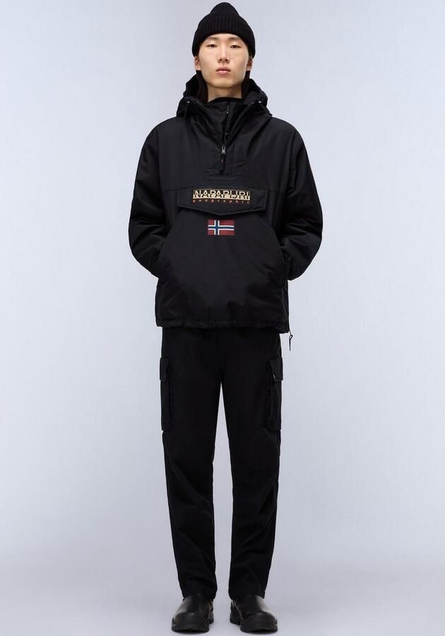 Napapijri Anorak Rainforest regular fit met zijdelingse ritssluiting ventilatieoogjes - Foto 6