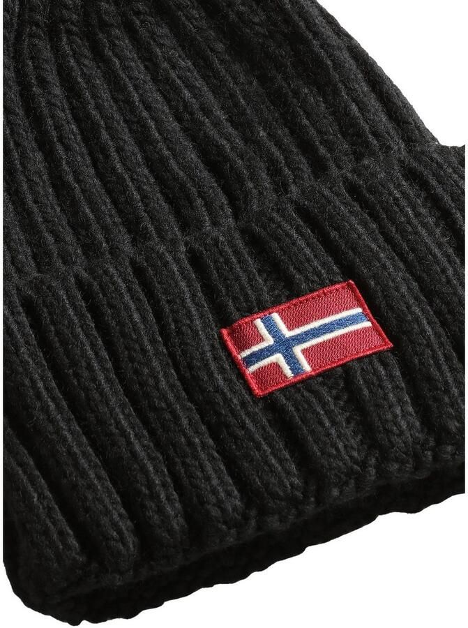 Napapijri Semiury Bobble Hat Black- Dames Black - Foto 2
