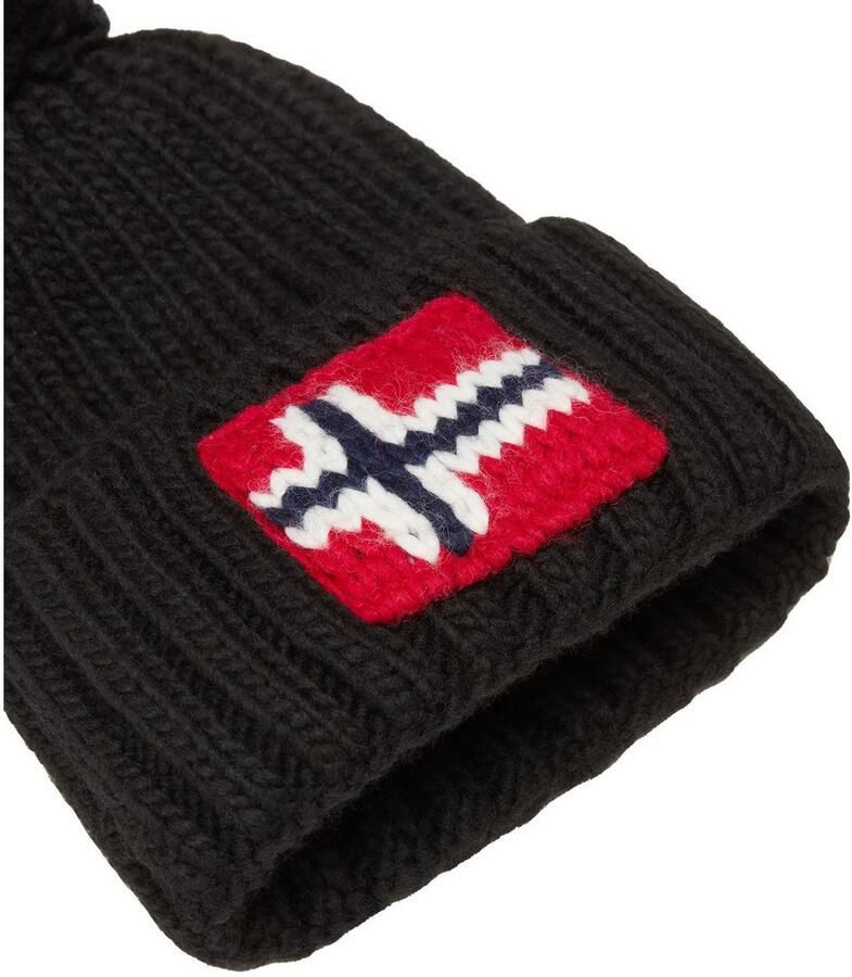 Napapijri Semiury Bobble Hat Black- Dames Black