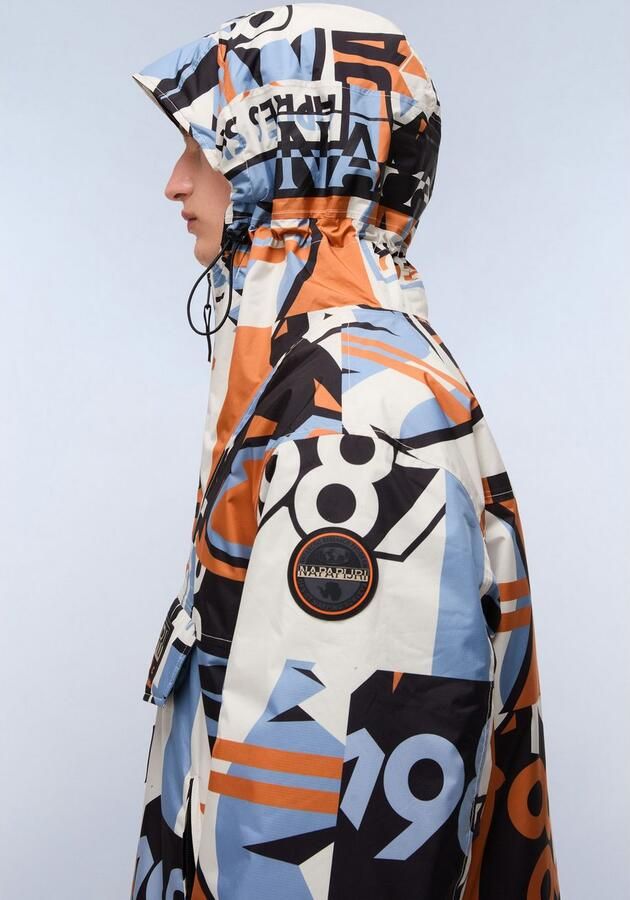 Napapijri Functioneel jack Next Regular fit met capuchon en opstaande kraag - Foto 8