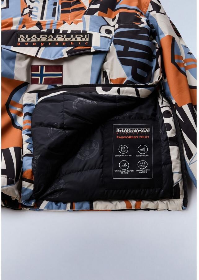 Napapijri Functioneel jack Next Regular fit met capuchon en opstaande kraag - Foto 4