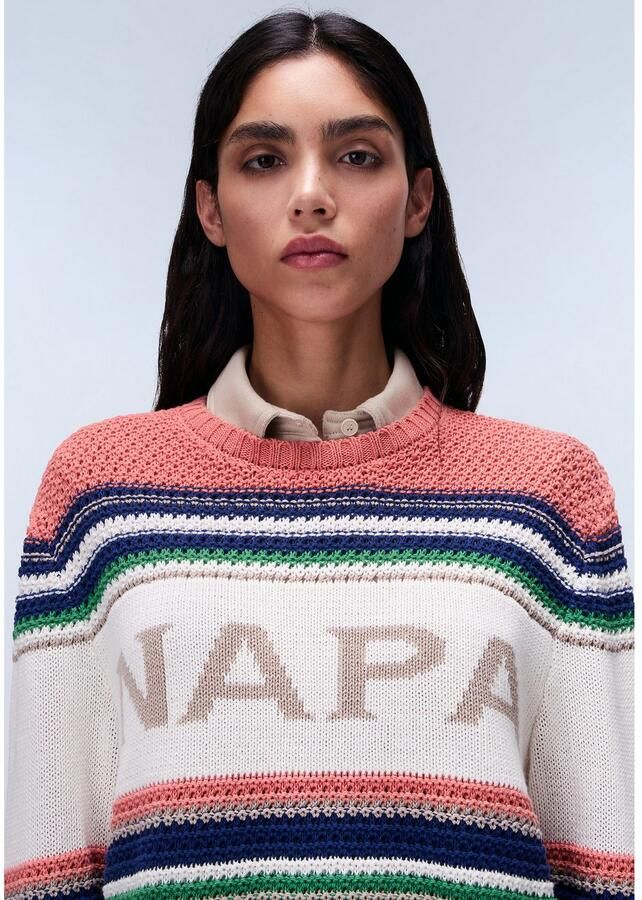 Napapijri Gebreide trui D-AULLA C W 81S STRIPE 81S - Foto 2