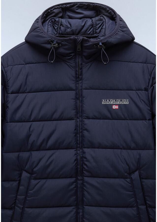 Napapijri Gewatteerde jas SUHRE met breedte verstelbare details aan de zoom en capuchon