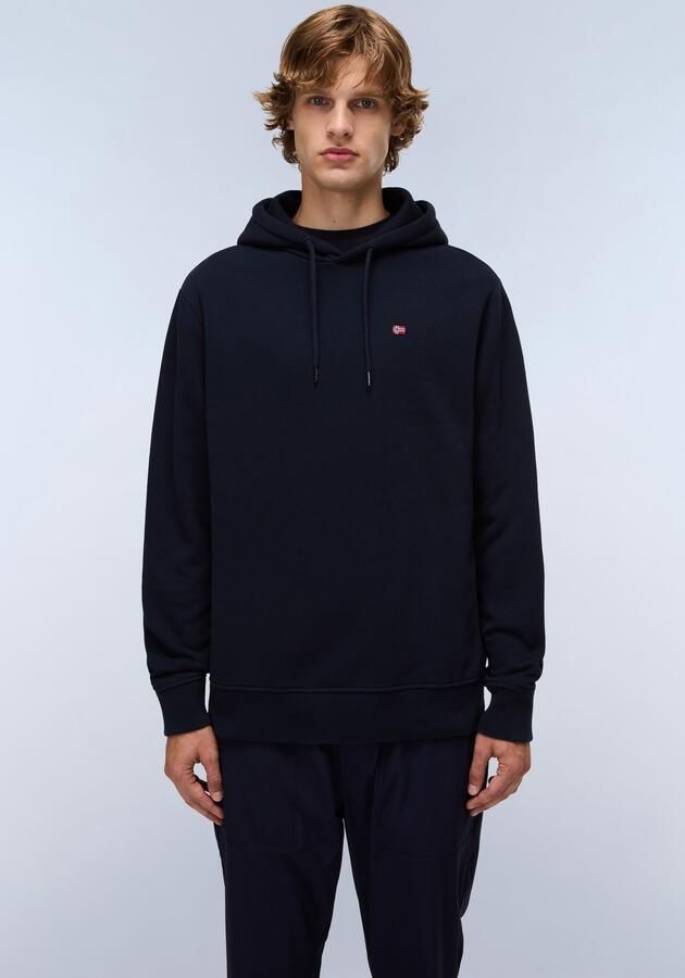 Napapijri Blauwe Heren Sweatshirt met Capuchon Blue Heren - Foto 4