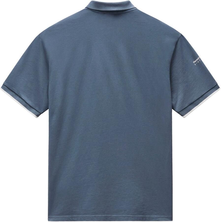 Napapijri Poloshirt E-BADGE SUM Met een ronde hals