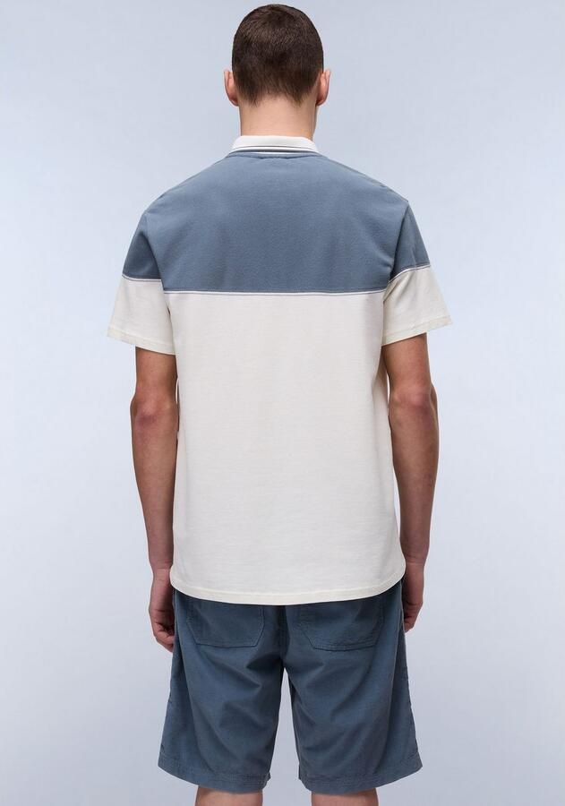 Napapijri Poloshirt E-SATURNIA SS Met geborduurd merkembleem op de borst - Foto 3