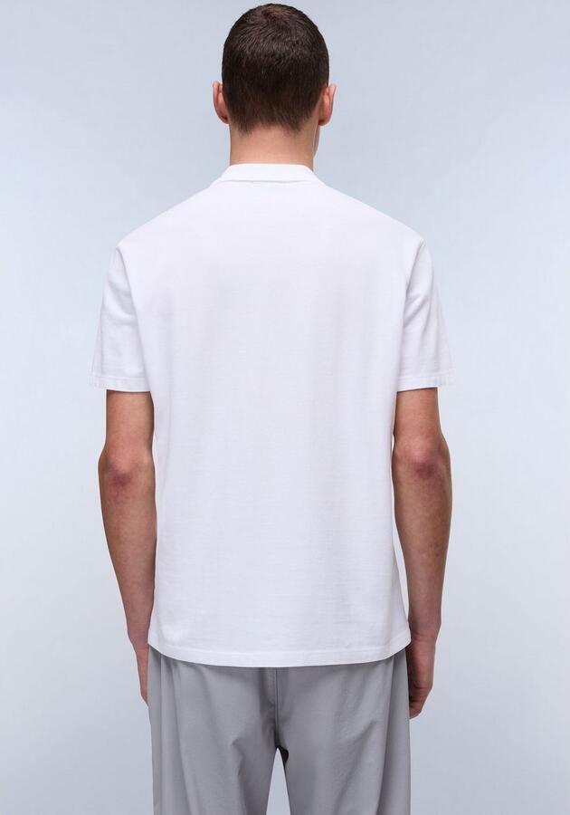 Napapijri Ealis Micro Flag Polo Shirt White- Heren White - Foto 3