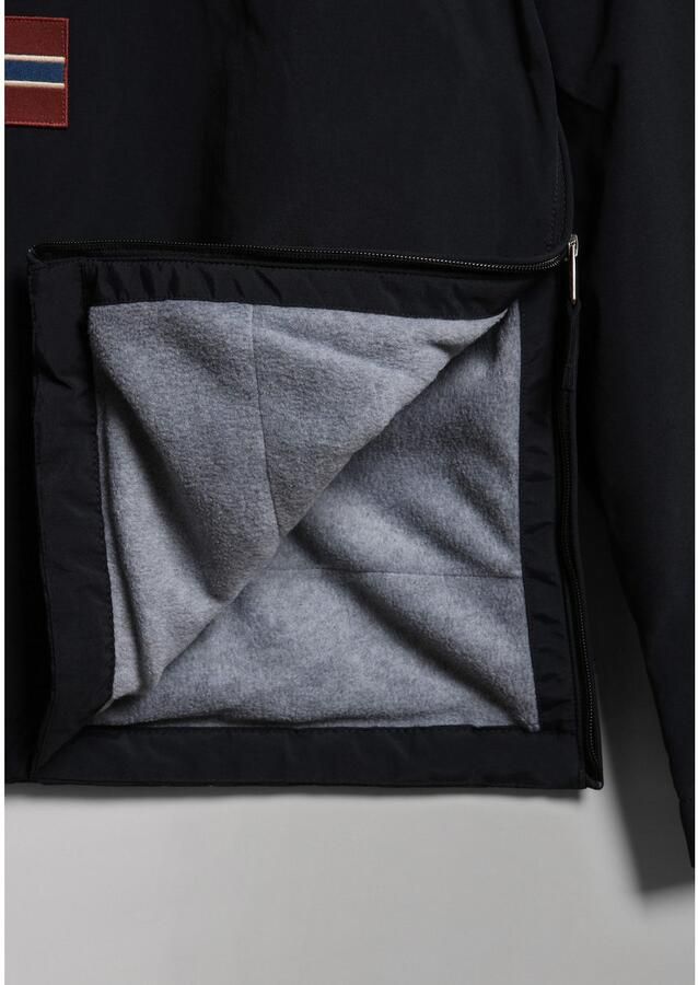 Napapijri Waterdichte Anorak met Verstelbare Capuchon en Ritssluiting Gray Heren - Foto 2