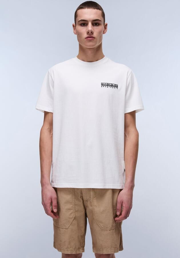 Napapijri Shirt met korte mouwen S-VIGNONI BACK SS Met een ronde hals - Foto 6