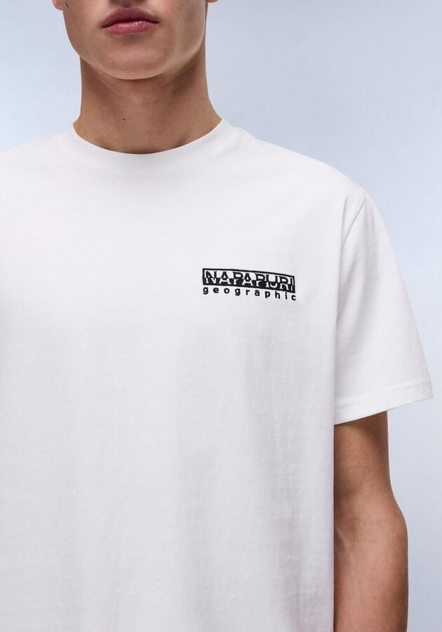 Napapijri Shirt met korte mouwen S-VIGNONI BACK SS Met een ronde hals - Foto 5