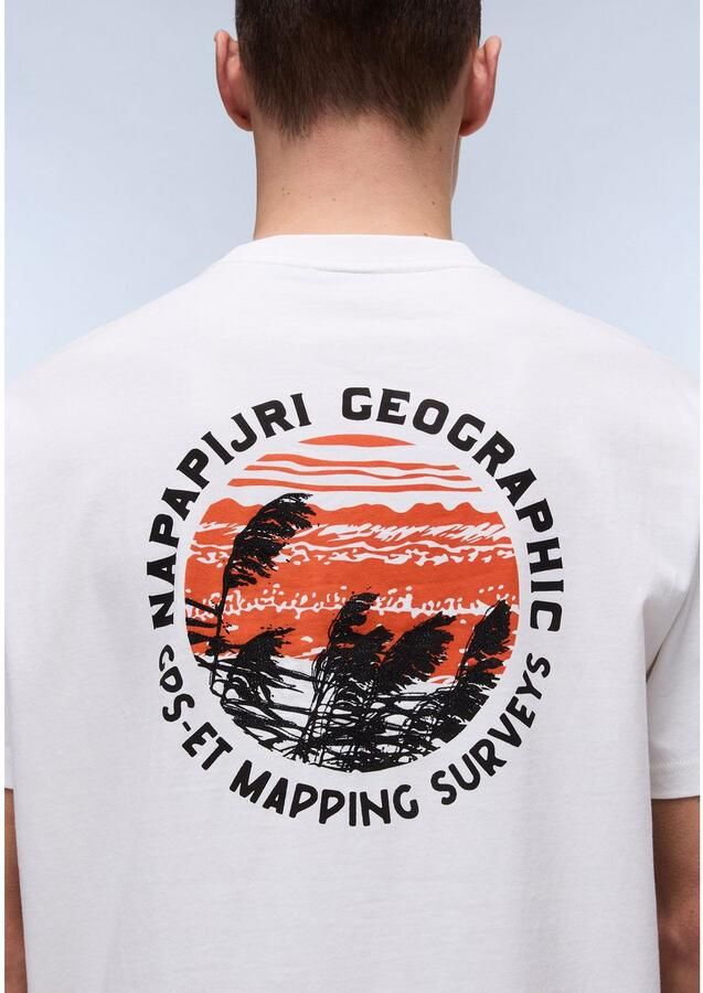 Napapijri Shirt met korte mouwen S-VIGNONI BACK SS Met een ronde hals - Foto 3