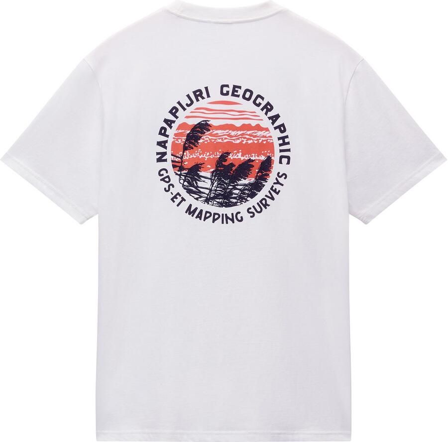 Napapijri Shirt met korte mouwen S-VIGNONI BACK SS Met een ronde hals - Foto 2