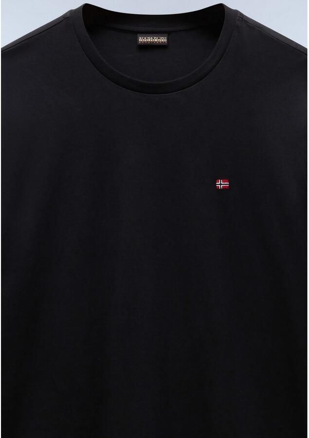 Napapijri T-shirt Korte Mouw Salis-logo met lange mouwen T-shirt