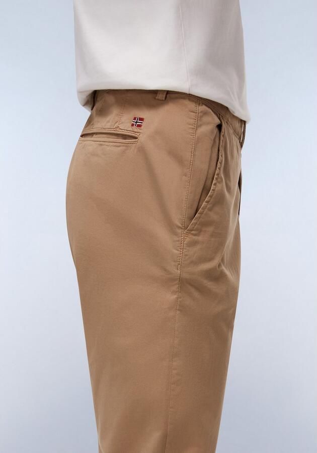 Napapijri Stoffen broek M-PUYO SUM Van licht katoen met stretch - Foto 3