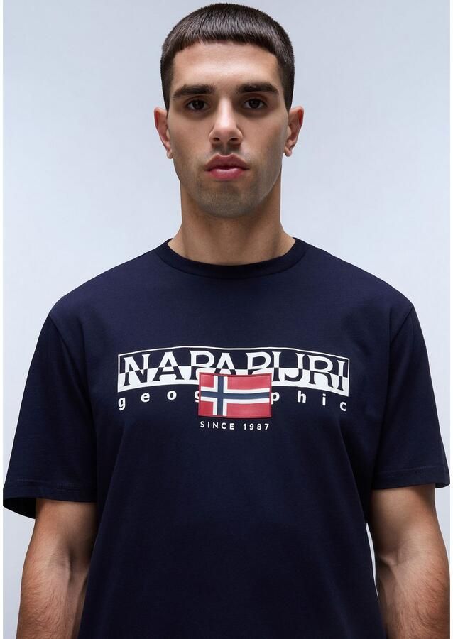 Napapijri T-shirt Korte Mouw Aylmer Grafisch T-shirt - Foto 2