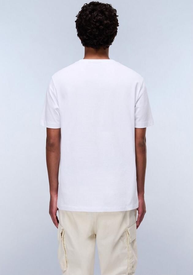 Napapijri T-shirt S-BOX LOGO met silikonprint - Foto 4