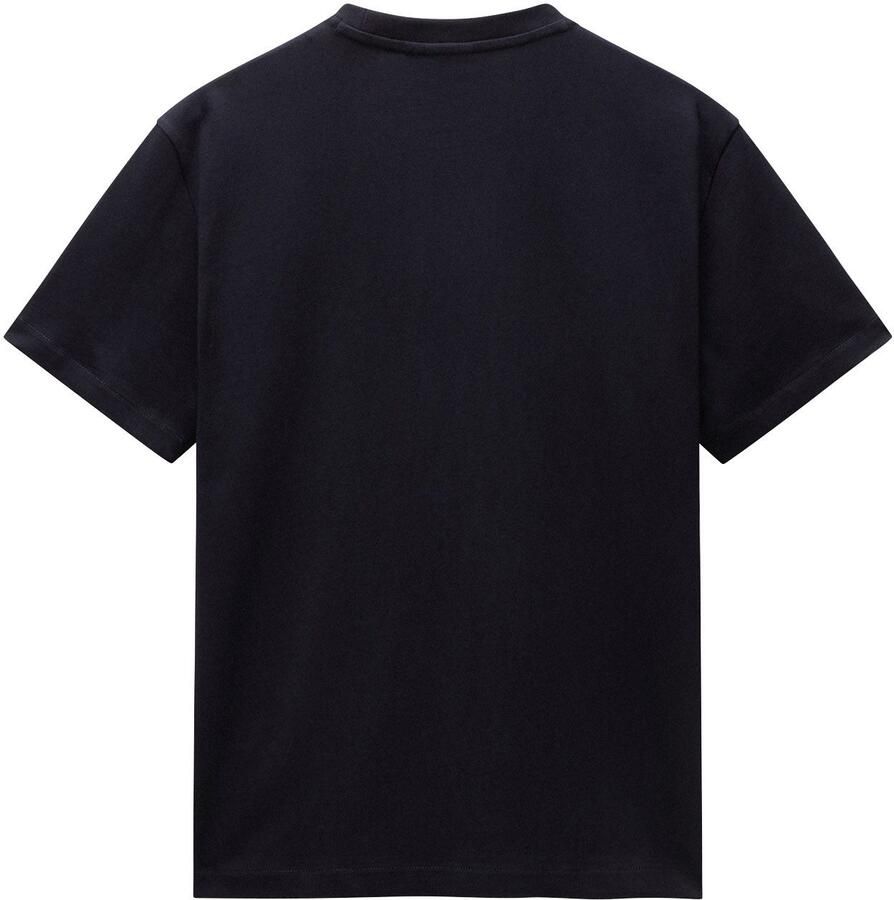 Napapijri T-shirt Korte Mouw Relaxed T-shirt met Box-logo