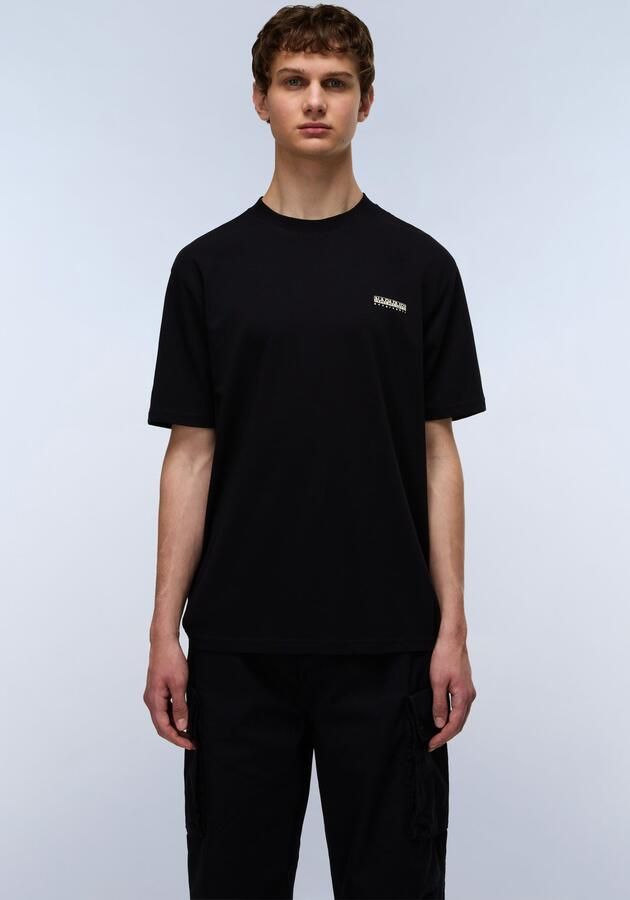 Napapijri T-shirt Korte Mouw Ontspannen klein dooslogo T-shirt - Foto 4