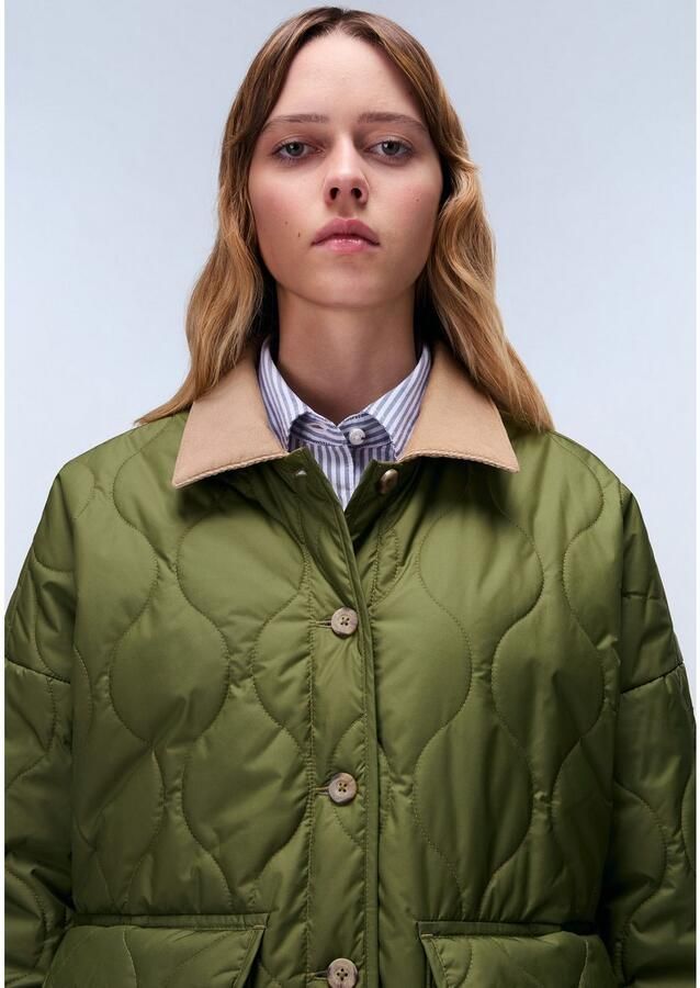 Napapijri Tweezijdig te dragen jack A-SECRET W SPHAGNUM G1V Met hoogwaardig merklogo op de mouw - Foto 3