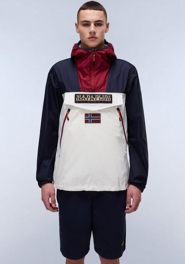 Napapijri Windbreaker RAINFOREST WB PKT V2 Met elastiek en sluitbare opening in de zoom - Foto 4